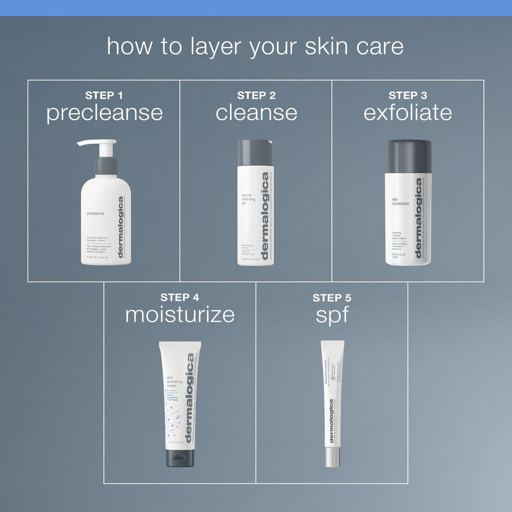 Dermalogica primer next to a hand for scale and travel-friendly benefit