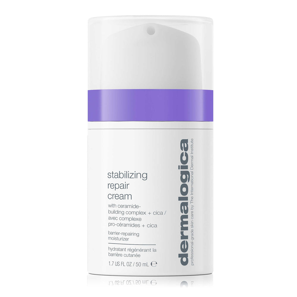 Dermalogica jar front view showing product and calming benefit