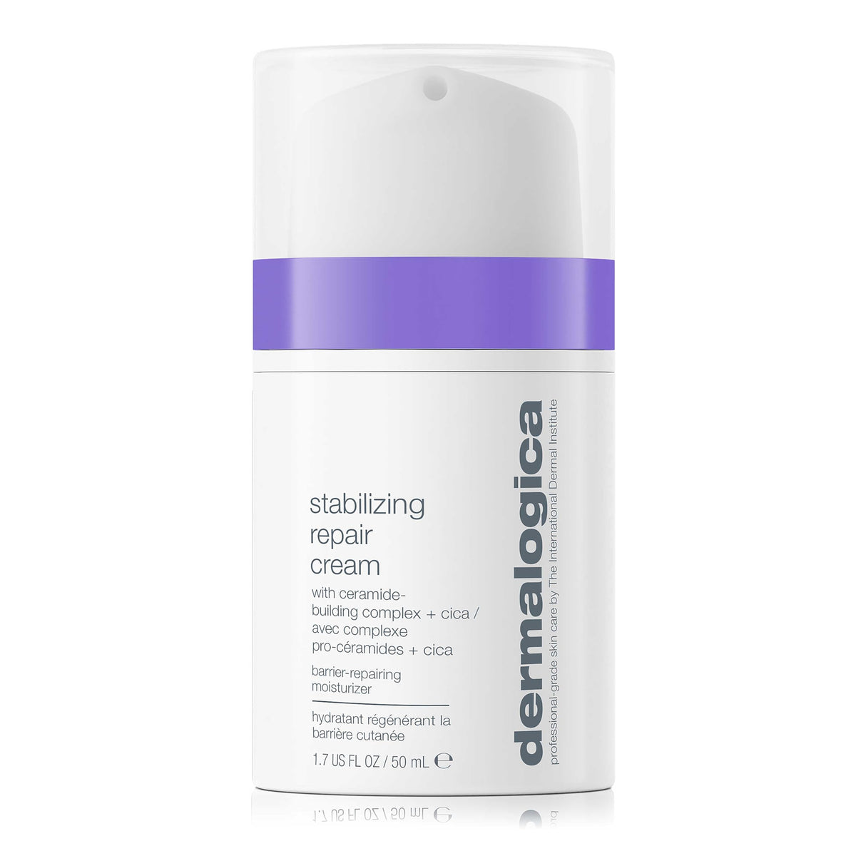 Dermalogica jar front view showing product and calming benefit
