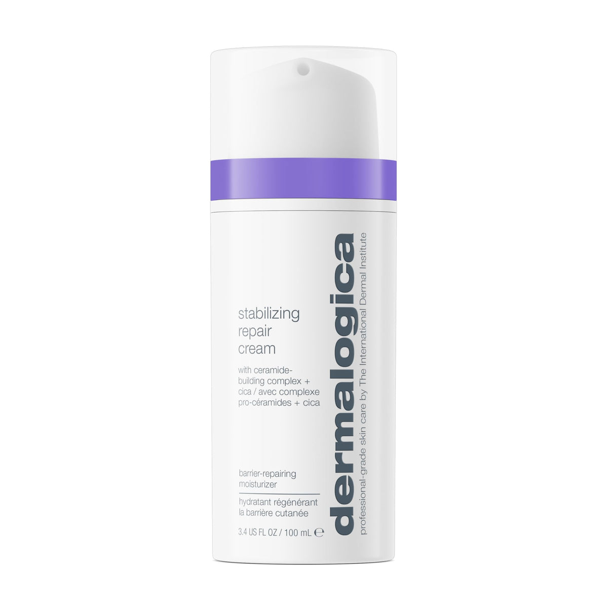 Dermalogica jar front view showing packaging and calming moisturizer benefits