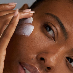 Dermalogica sunscreen blended on hand demonstrating invisible finish benefit