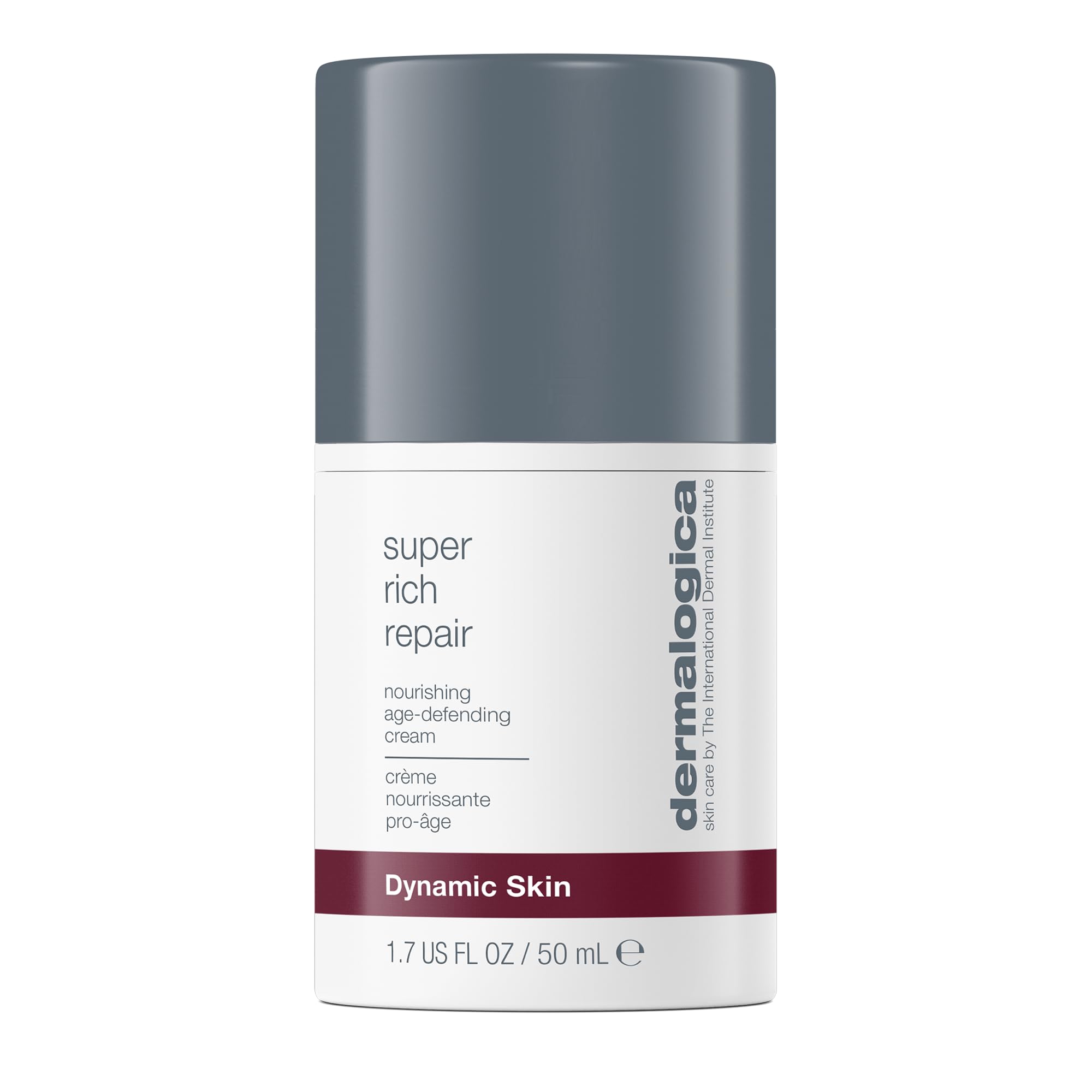 Dermalogica Super Rich Repair front jar showing luxe packaging and hydration benefits