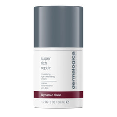 Dermalogica Super Rich Repair front jar showing luxe packaging and hydration benefits