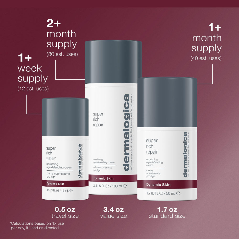 Dermalogica label close-up highlighting product name and usage benefit