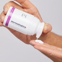 Dermalogica Super Rich Repair closeup of cream dispensed to show concentrated formula benefits