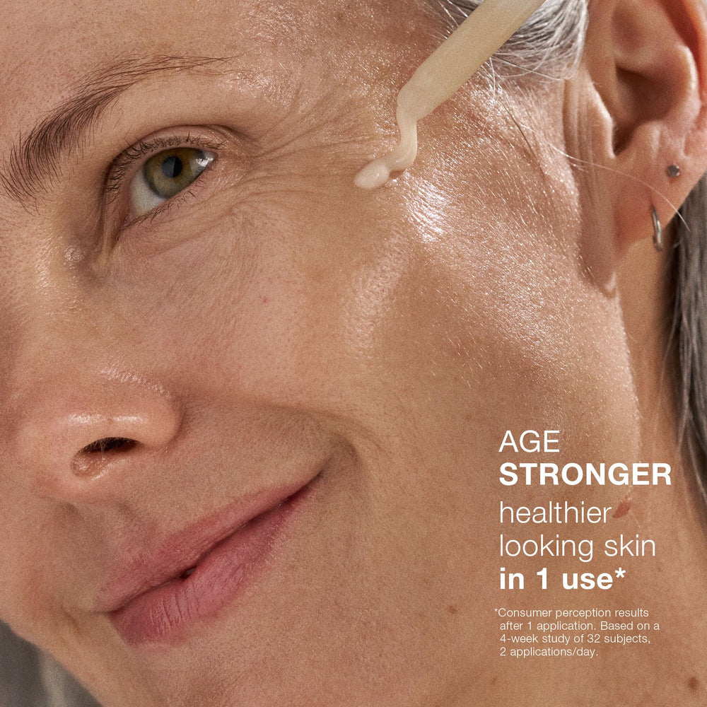 Dermalogica serum texture closeup highlighting lightweight texture and easy absorption