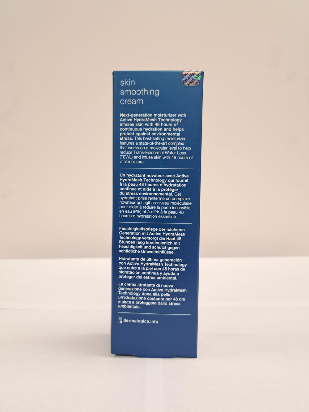 Dermalogica 1.7 fl oz next to toiletries showing compact travel size convenience