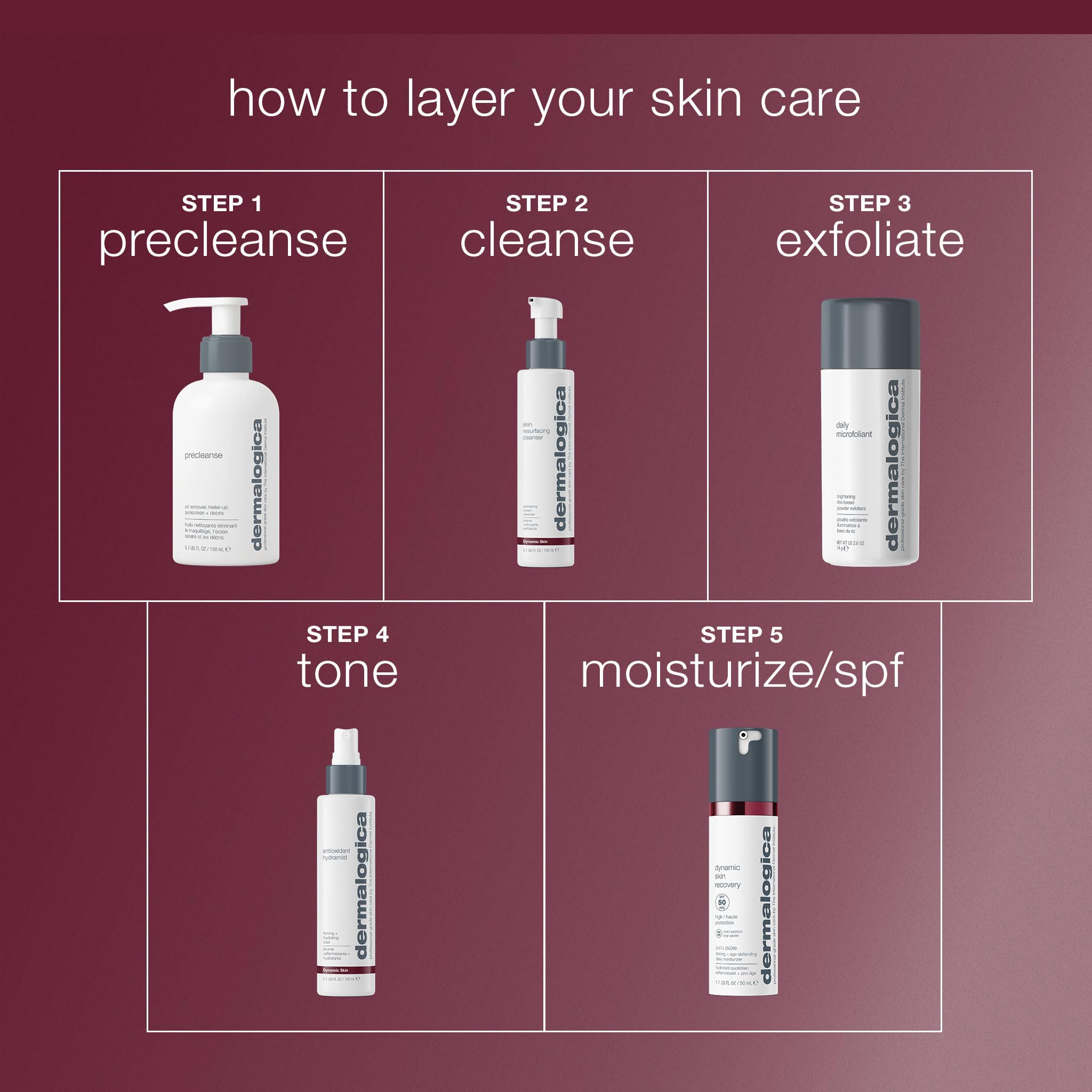 Dermalogica travel-sized bottle in hand for on-the-go hydration convenience