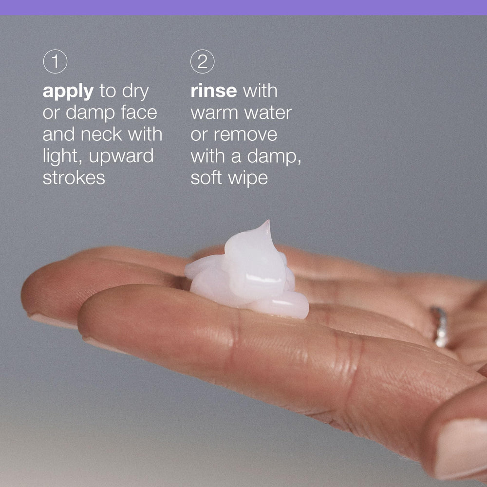 Dermalogica close-up texture illustrating non-foaming gel-cream comfort