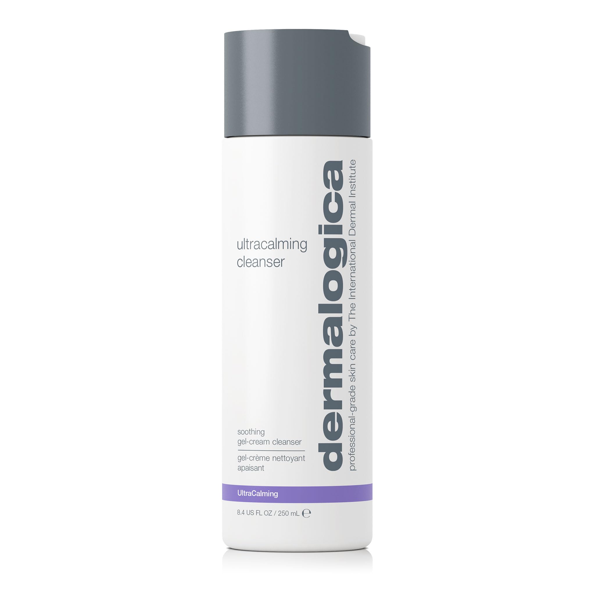 Dermalogica front packaging showing gentle cleanser and calming benefits