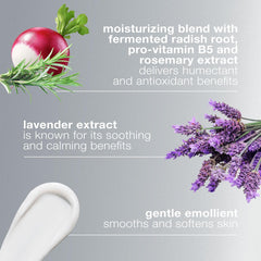 Dermalogica cleanser poured on hand to show lightweight spreadability