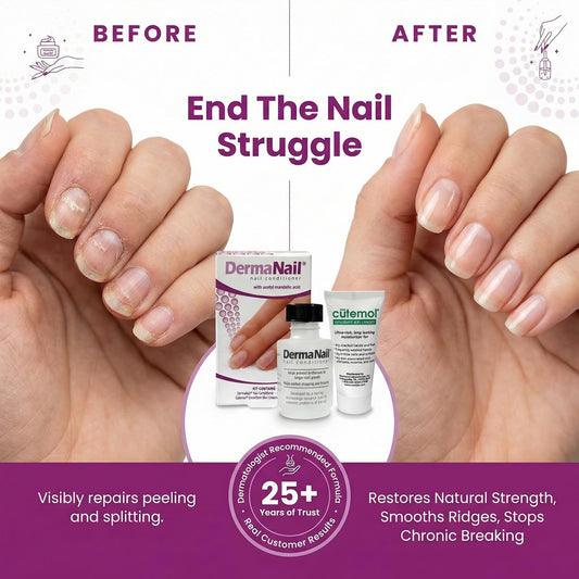 DermaNail strengthener brush detail demonstrating precise application