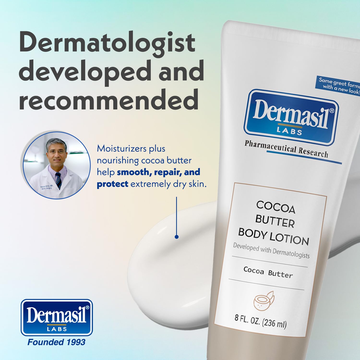 Dermasil three-pack group display offering value and convenience benefit