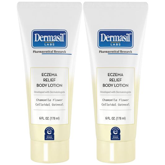 Dermasil front packaging showing two 6 oz tubes and product benefit