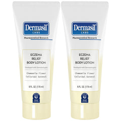 Dermasil front packaging showing two 6 oz tubes and product benefit
