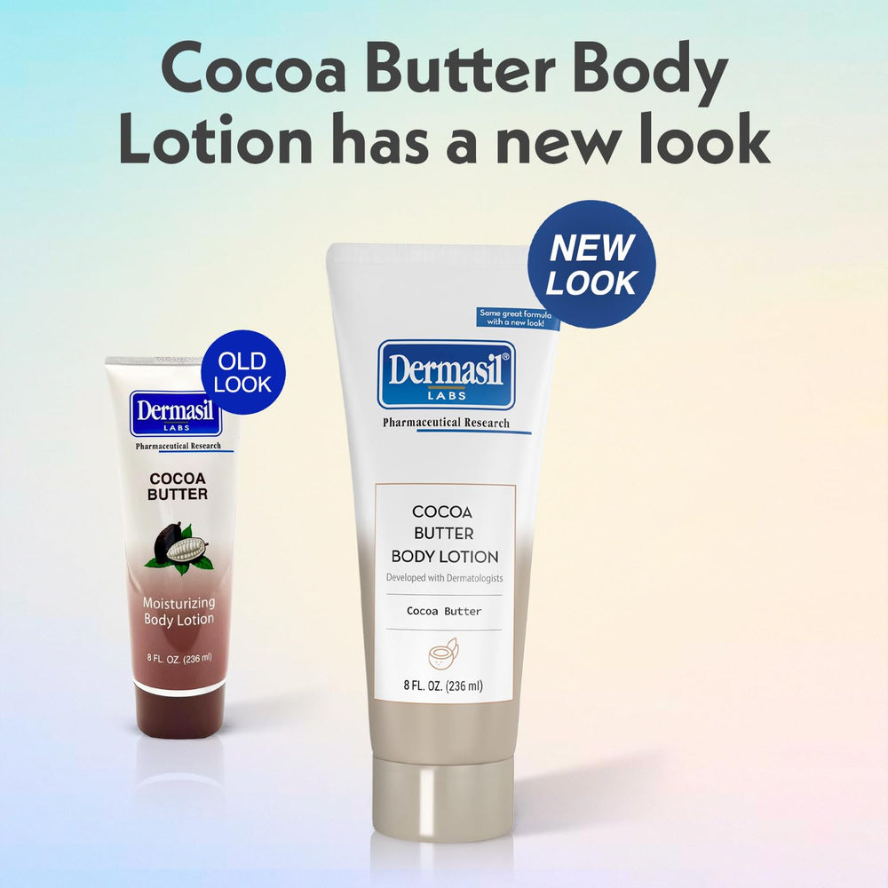 Dermasil lotion texture on hand demonstrating quick-absorb benefit