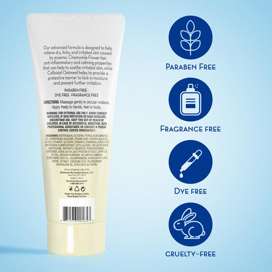 Dermasil open tube texture demonstrating fast-absorbing lotion benefit