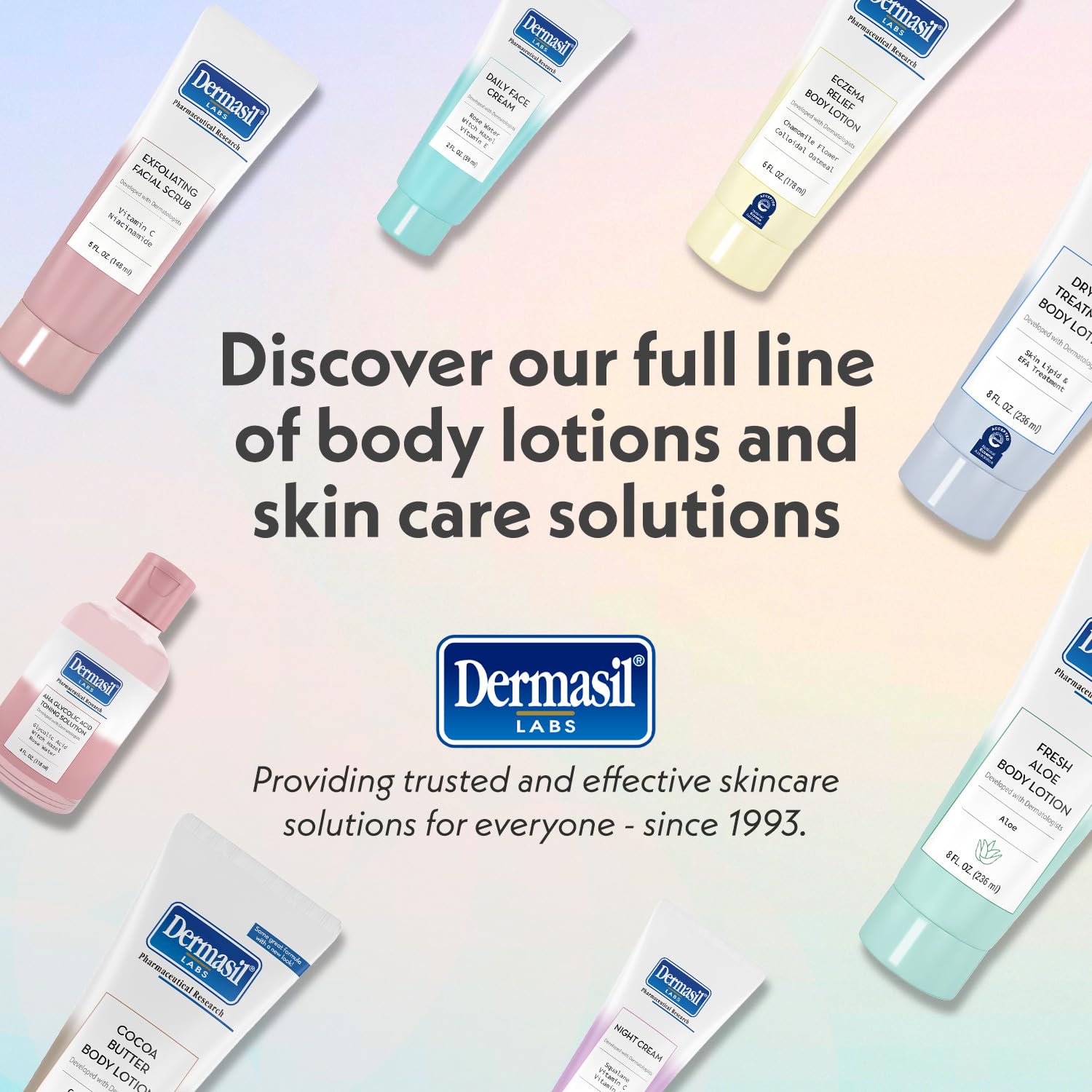 Dermasil toner on bathroom counter in routine setting conveying daily use