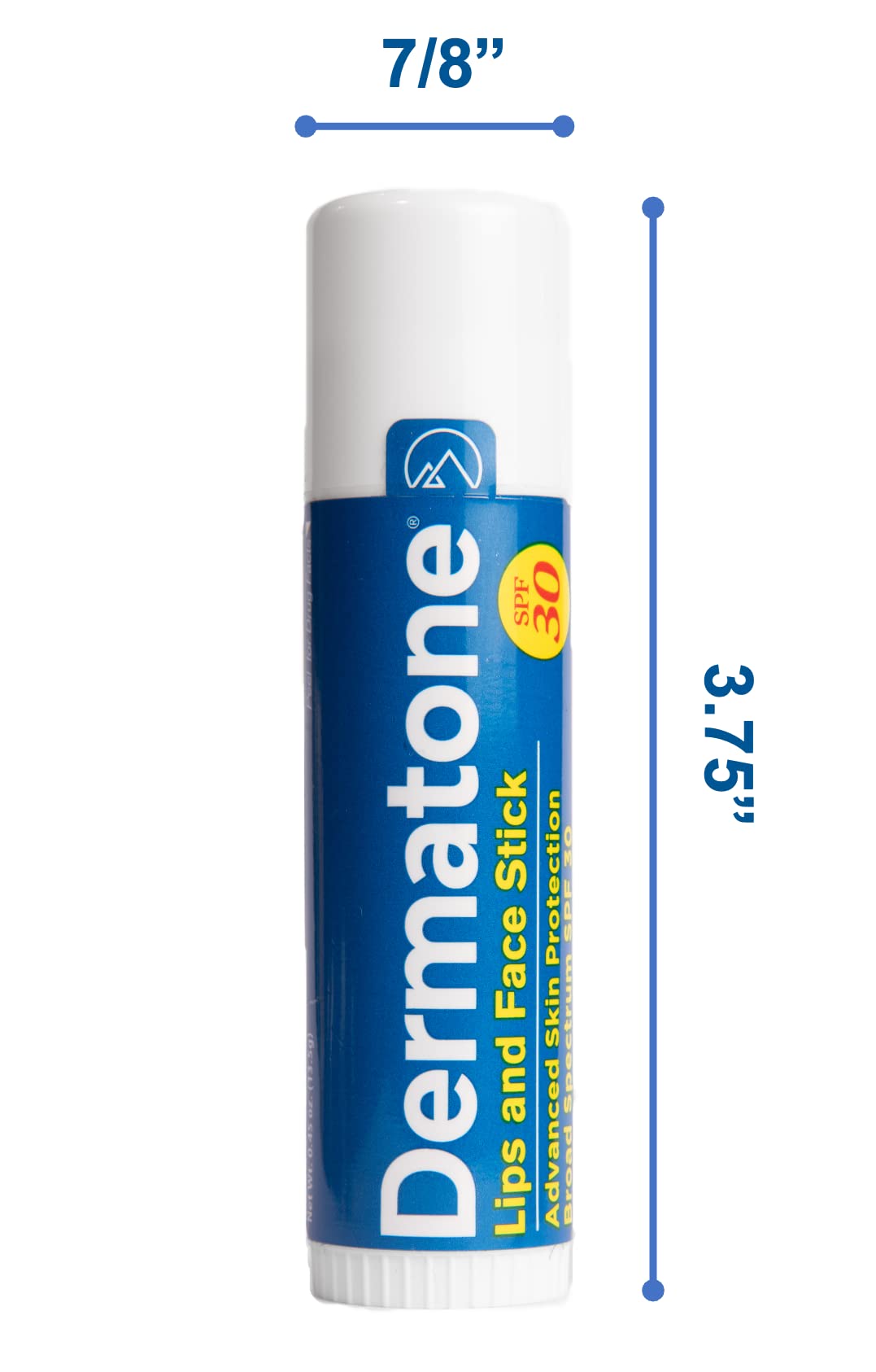 DERMATONE back label showing SPF30 and ingredient list for transparency and trust