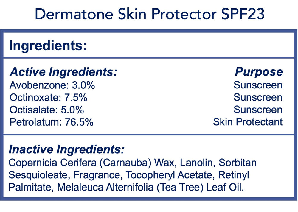 DERMATONE tin tucked inside backpack showing convenient on-the-go storage