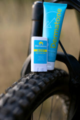 DERMATONE used in underarm area to reduce friction during exercise