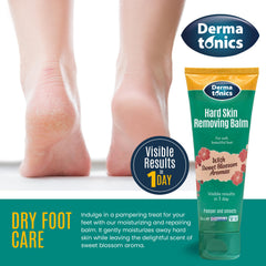 Dermatonics packaging label close-up, highlights 10% urea and plant-based formula benefits