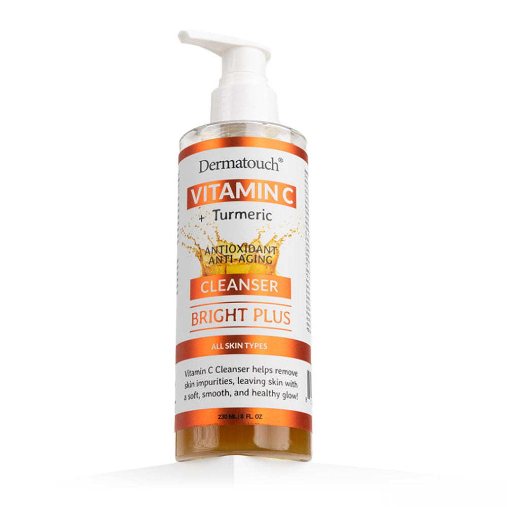 DERMATOUCH front bottle view showing clean packaging and product benefits