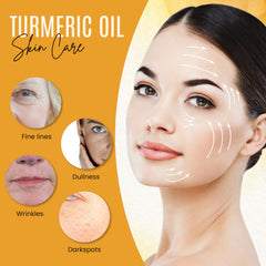 DERMAXGEN applying oil to face and neck for hydrated, brightening skin
