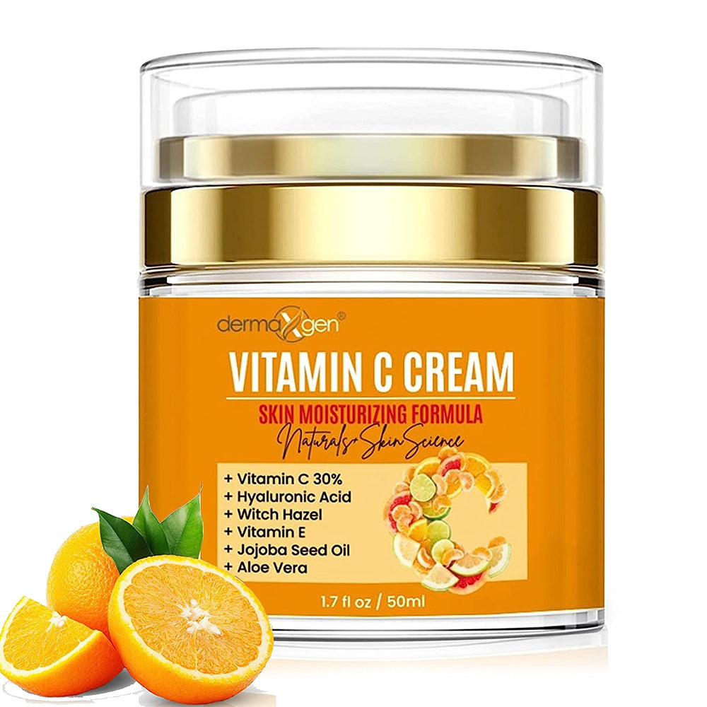DERMAXGEN front jar showing product and clear branding for trusted hydration