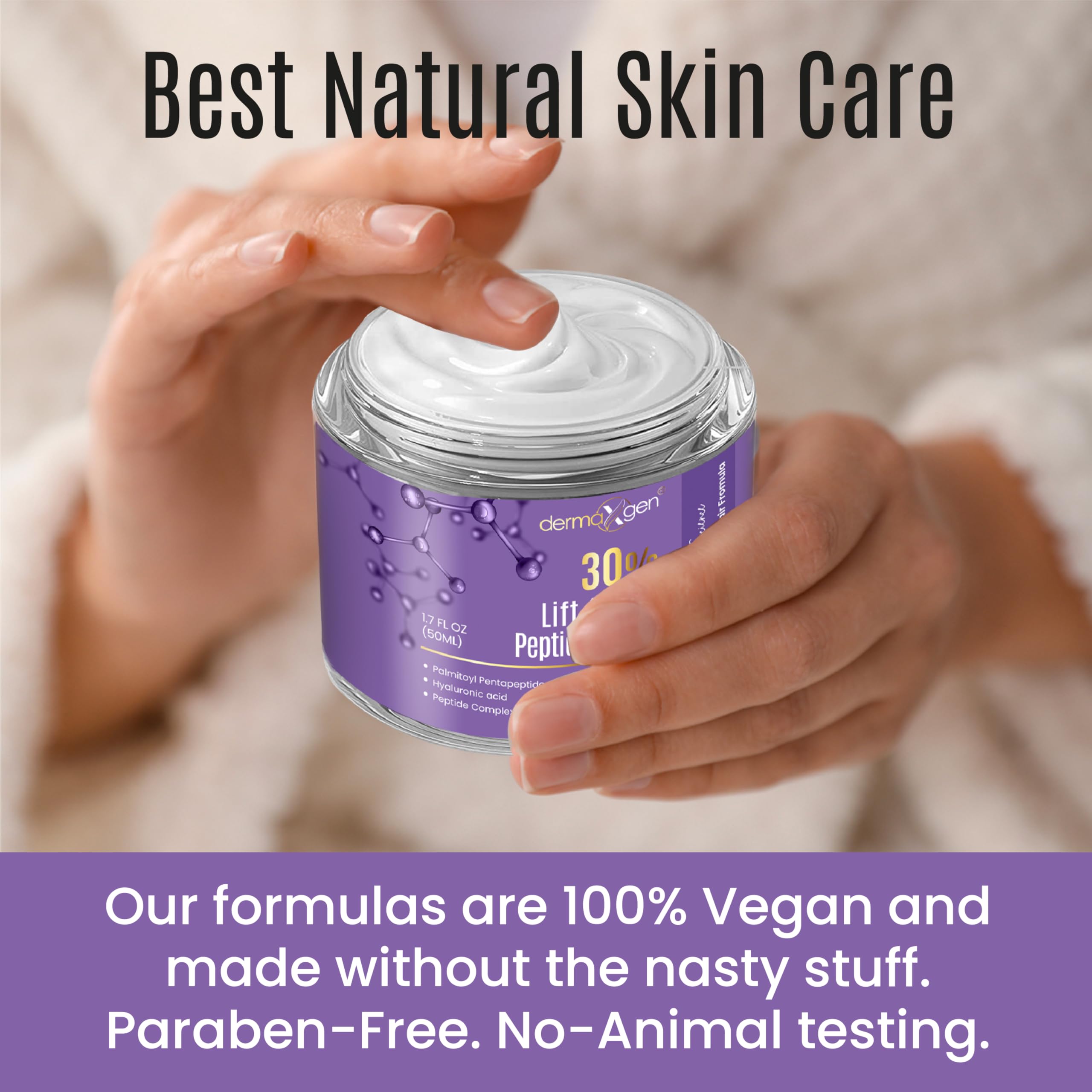 Dermaxgen nighttime skincare setting supporting evening repair ritual