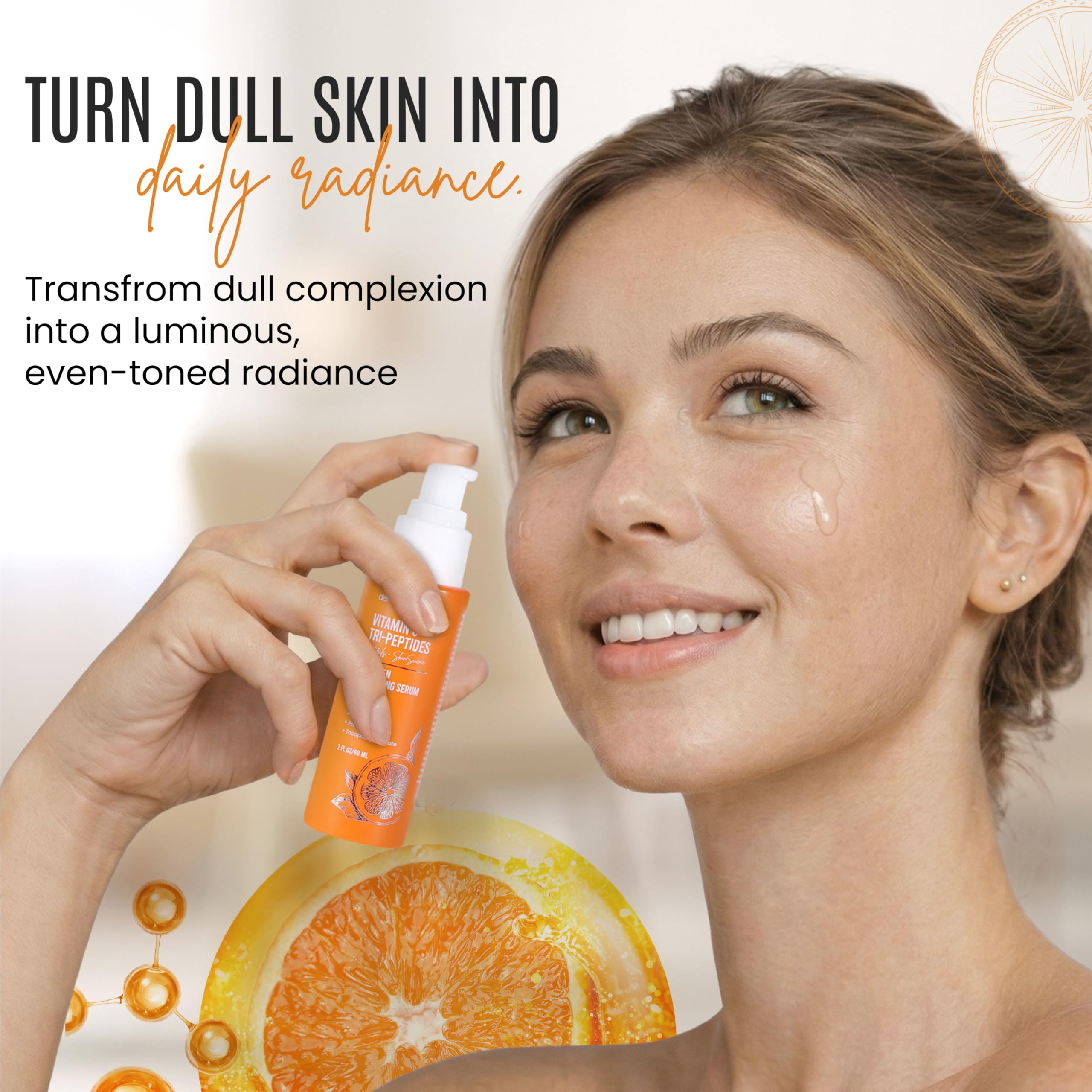 DERMAXGEN serum on hand demonstrating easy spread and quick absorption benefit