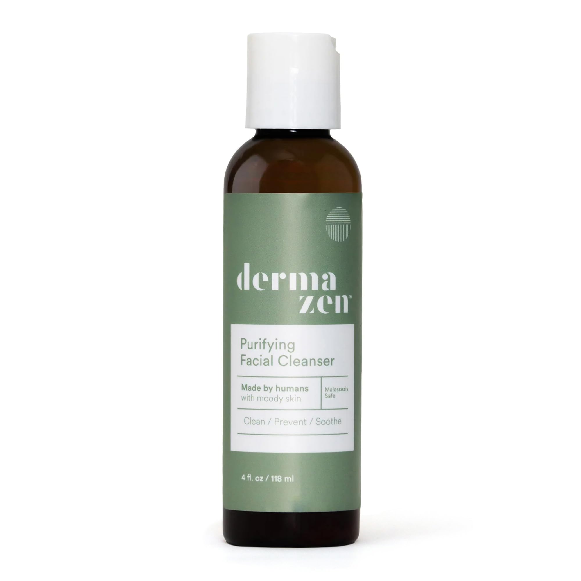 Dermazen front packaging showing 4oz bottle and clear label for trust