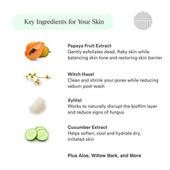 Dermazen ingredient label closeup highlighting biofilm‑disrupting components