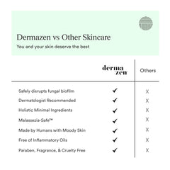 Dermazen foam texture closeup demonstrating gentle lather and cleansing