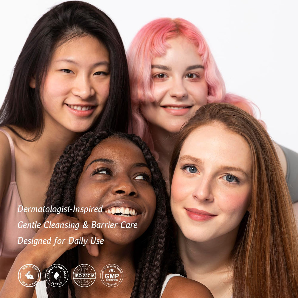 Dermendure in a bathroom setting showing routine use and improved skin confidence