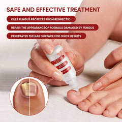DERMFREE application brush on toenail demonstrating easy precise application