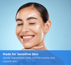 Dermgentle cream on hand for scale and quick-absorbing finish