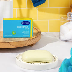 Dermisa brightening bar with cruelty-free and RSPO badges highlighting ethical sourcing