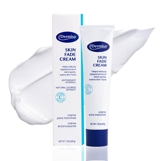 Dermisa front packaging tube showing product and size for brightening benefits