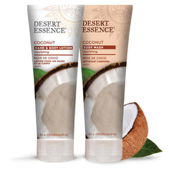 Desert Essence staged bathroom showing product in an ethical lifestyle routine