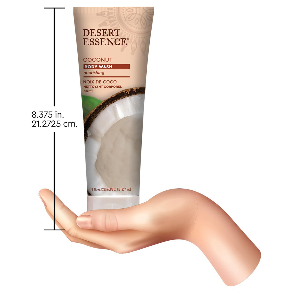 Desert Essence creamy texture swatch illustrating smooth moisturizing feel