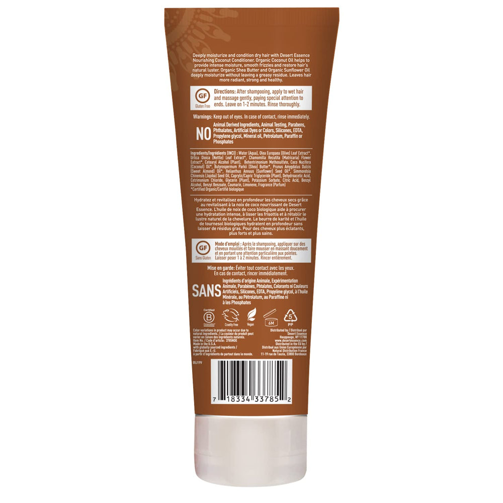 Desert Essence dollop on hand demonstrating creamy texture and easy spread benefit