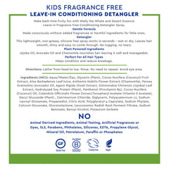 Desert Essence ingredient label detail highlighting plant oils and clean formula
