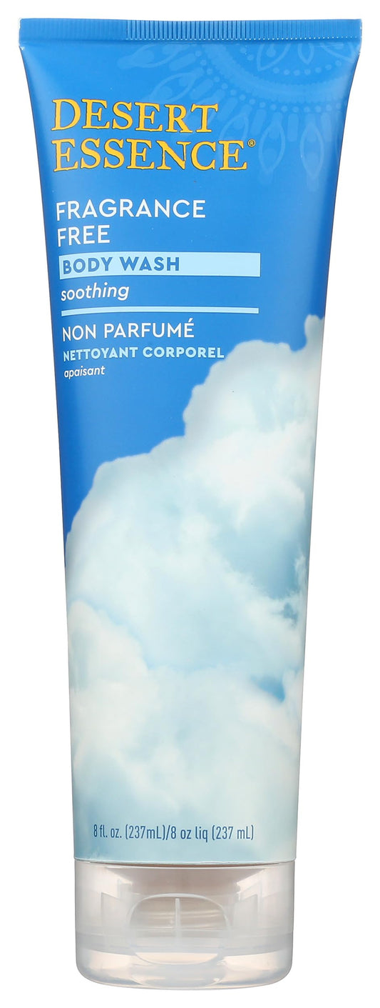 Desert Essence front bottle 8oz showing clean, fragrance-free benefit