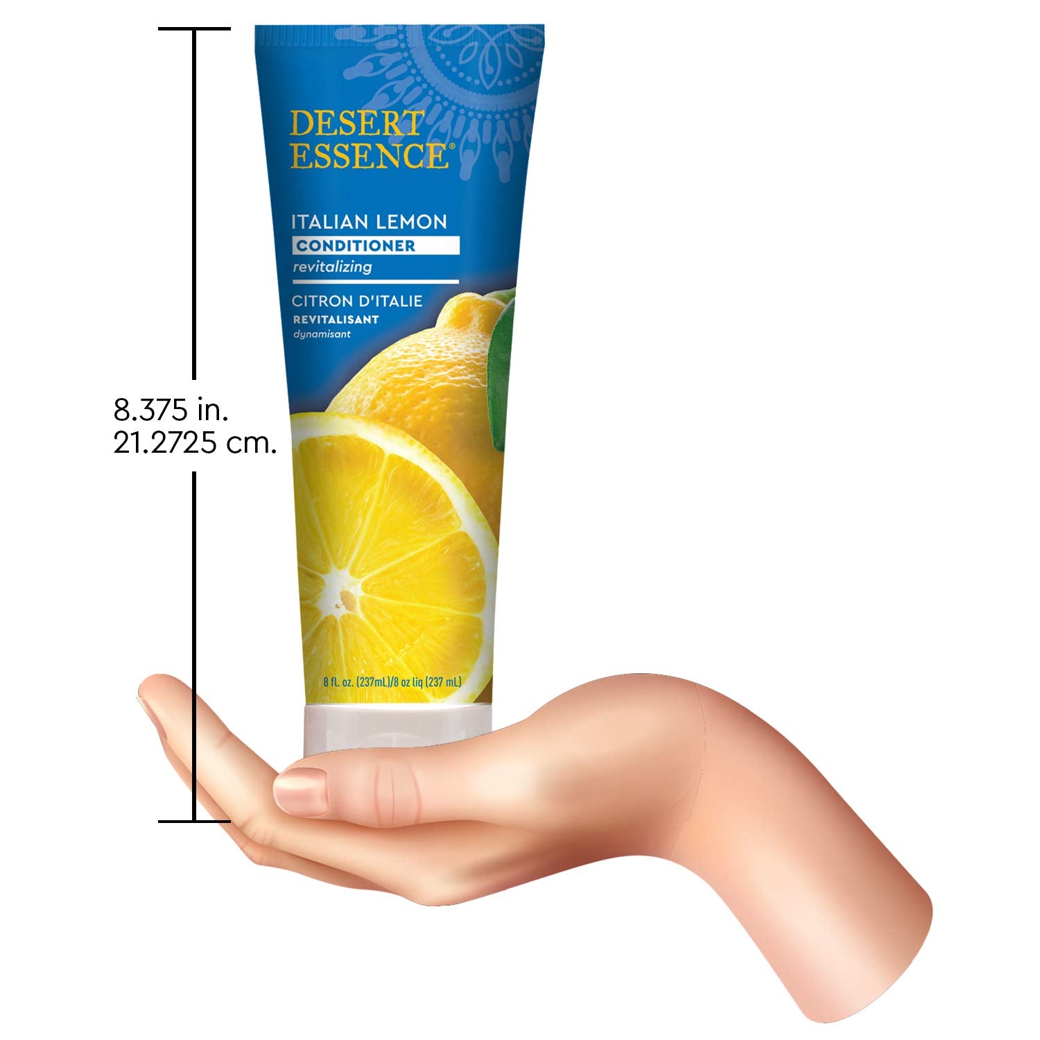 Desert Essence creamy conditioner texture conveying smooth detangling