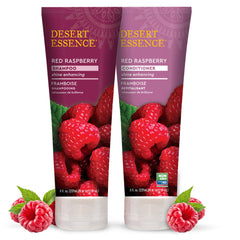 Desert Essence bottle styled on bathroom vanity conveying everyday routine and clean-care benefit