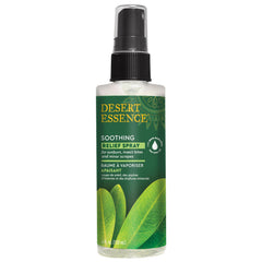 Desert Essence bottle in outdoor setting showing on-the-go readiness
