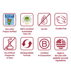 Desert Essence ingredient label highlighting natural components