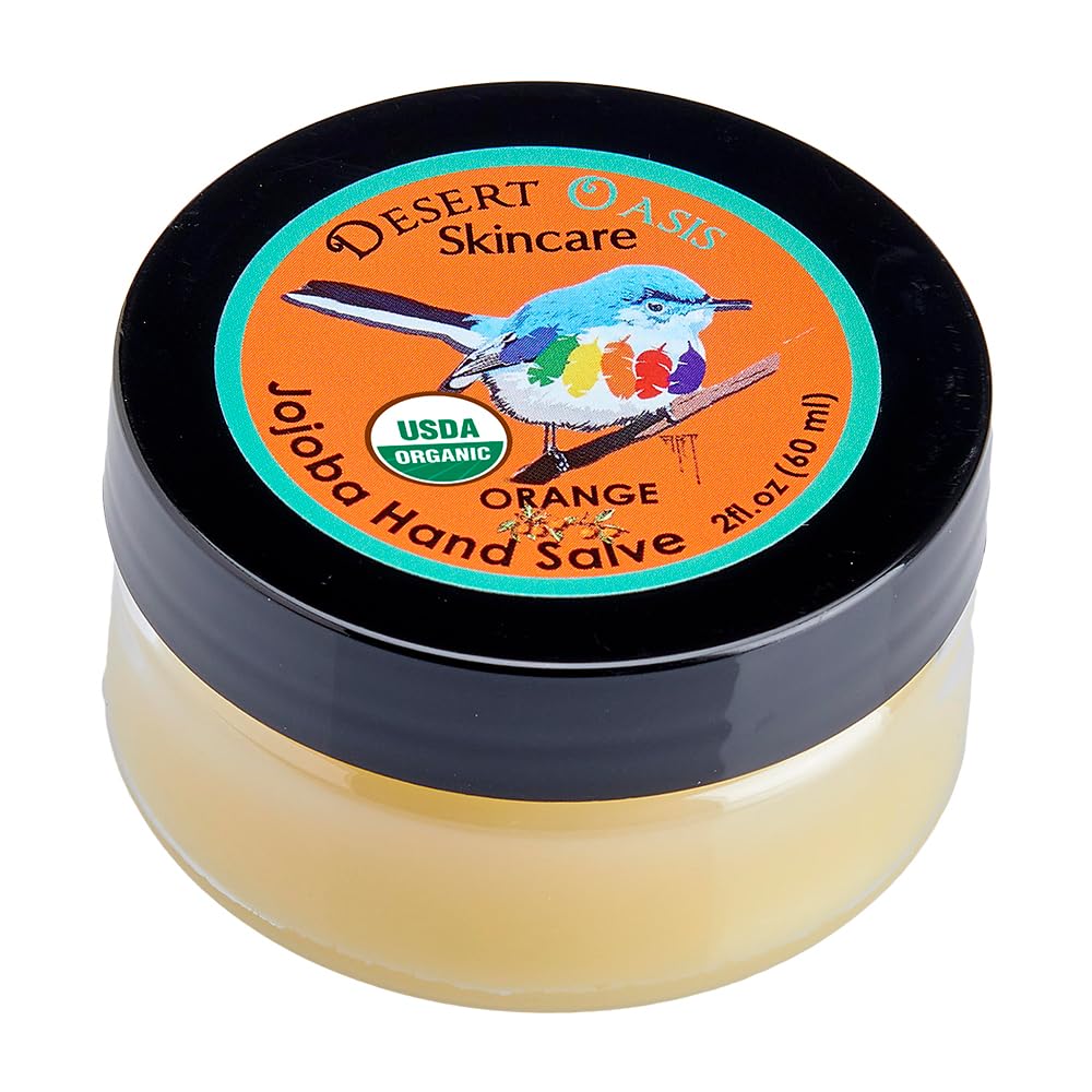 Desert Oasis front jar view showing compact 2 oz packaging and organic label benefit
