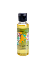 Desert Oasis Skincare bottle front view showing pure organic jojoba oil